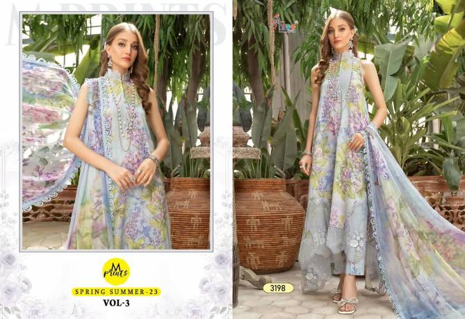 M Prints Spring Summer 23 Vol 3 By Shree Pakistani Suits Catalog
